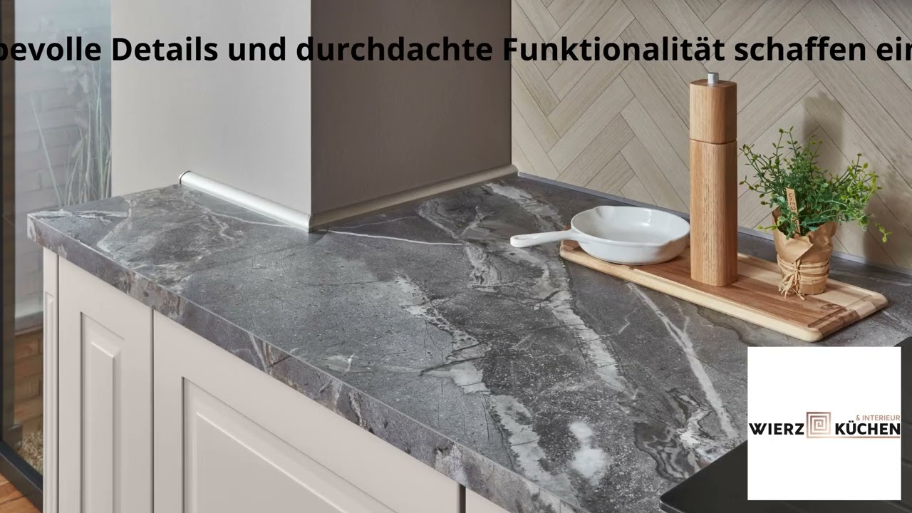Landhausk&uuml;che Raesfeld Nobilia Sylt 706 &ndash; Cottage Charme mit Insel & Fischgr&auml;t Design  Wierz
