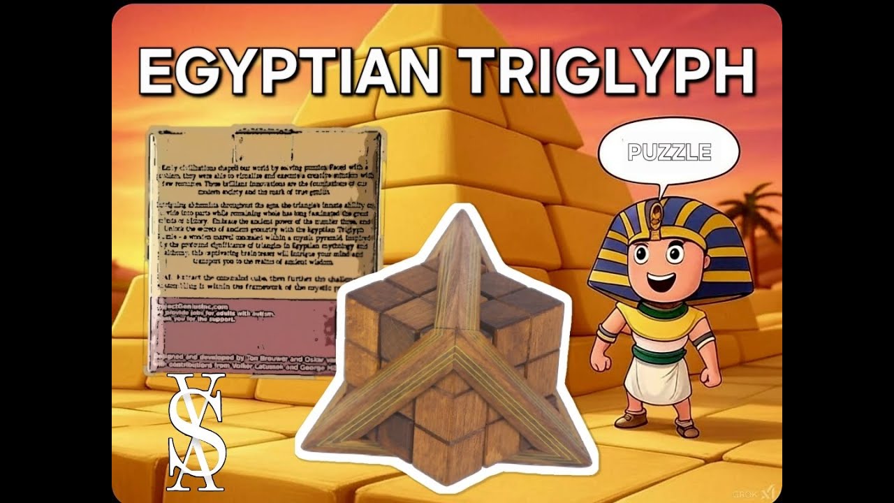 Magical Office - 13. Egyptian Triglyph Puzzle