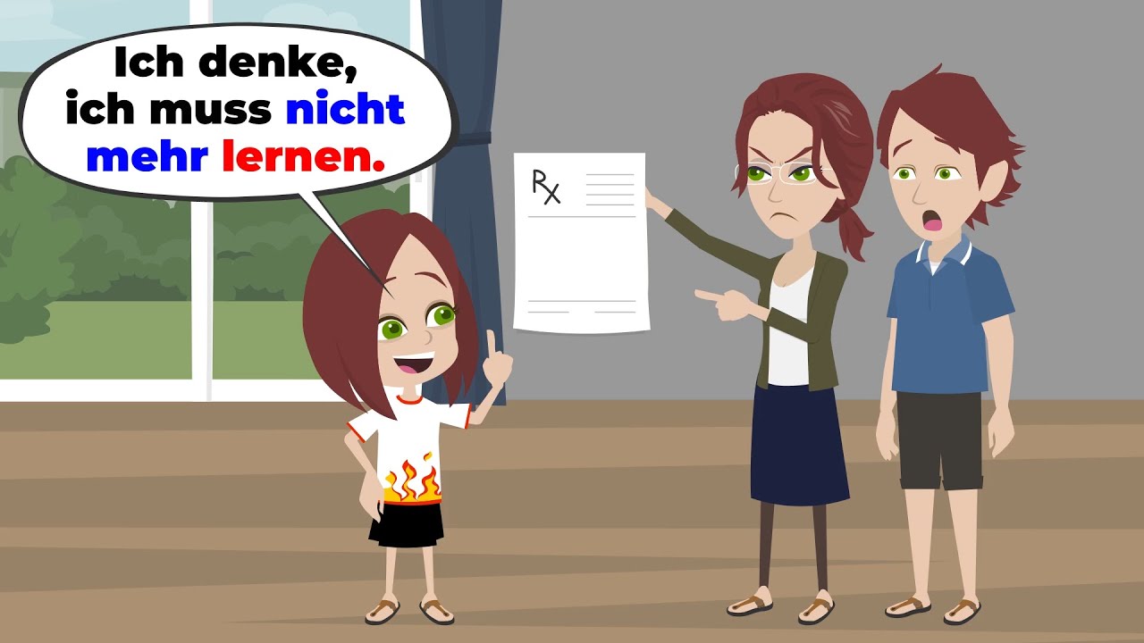Amy hat keine Lust mehr auf die Schule und will unbedingt arbeiten! | Deutsch lernen | Hallo Amy