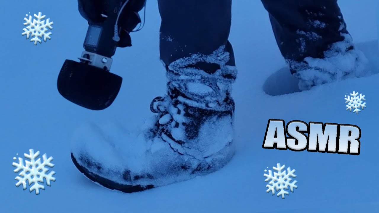 ASMR dans la neige ❄️