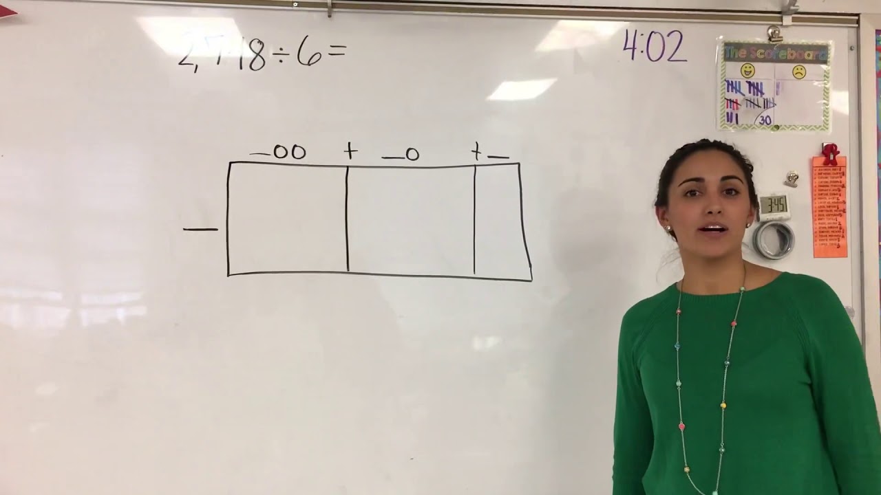 Place Value Sections Method Division