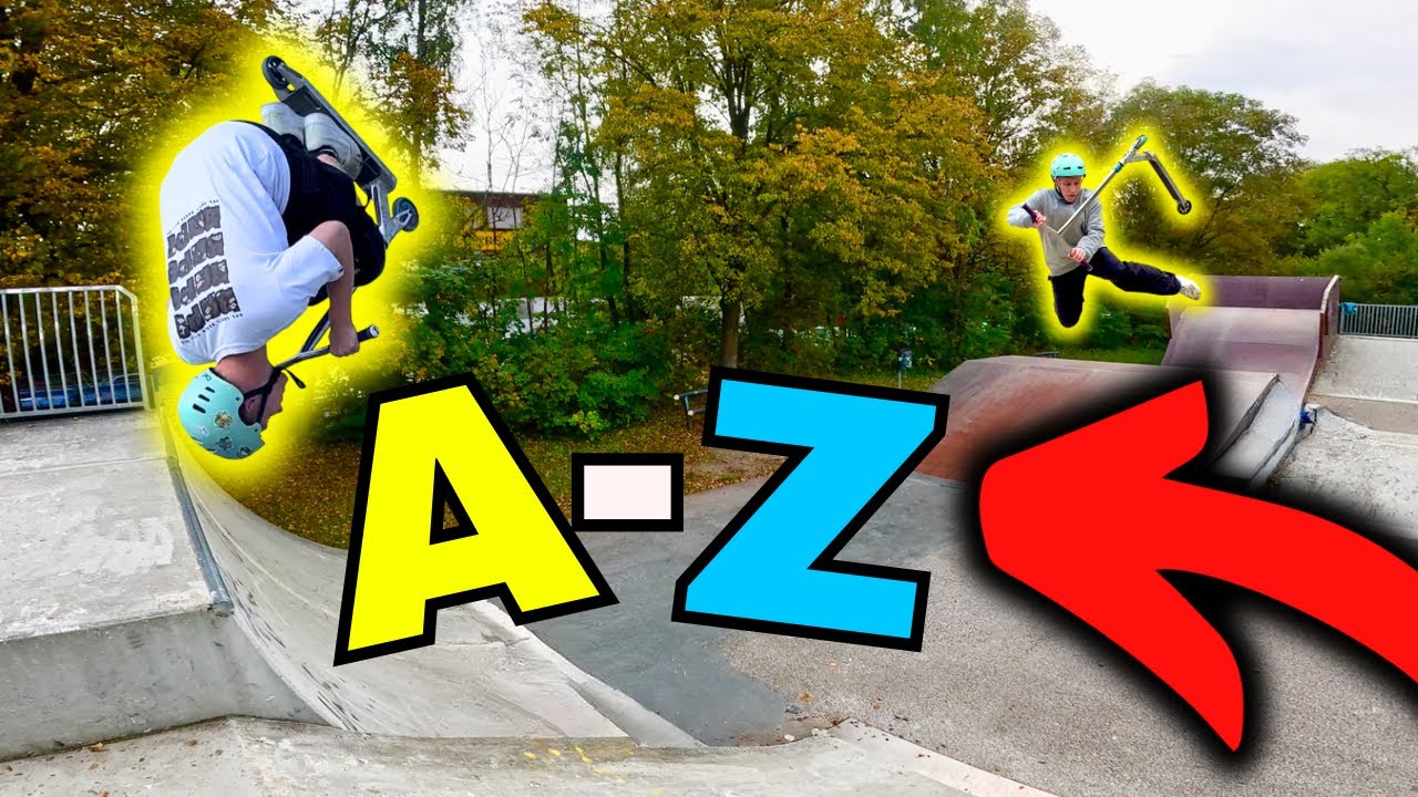 SCOOTER TRICKS VON A BIS Z😍!