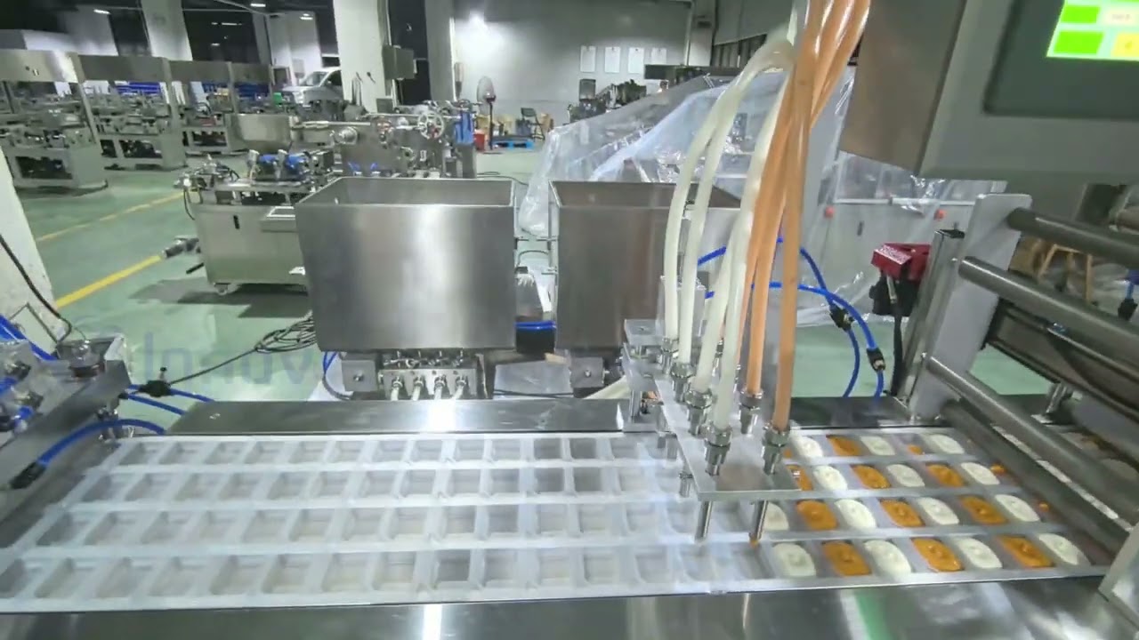 Innov -  Chocolate Cheese Butter Paste Blister Packing Machine #butter #food #packingmachine #honey