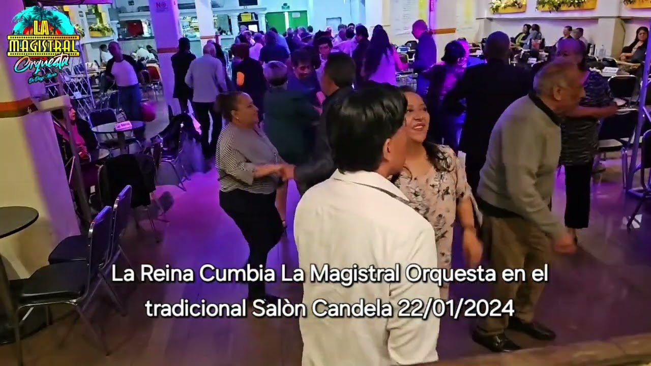 La Magistral Orquesta de Diego Marin en el Tradicional Salòn Candela cdmx 22/01/2024