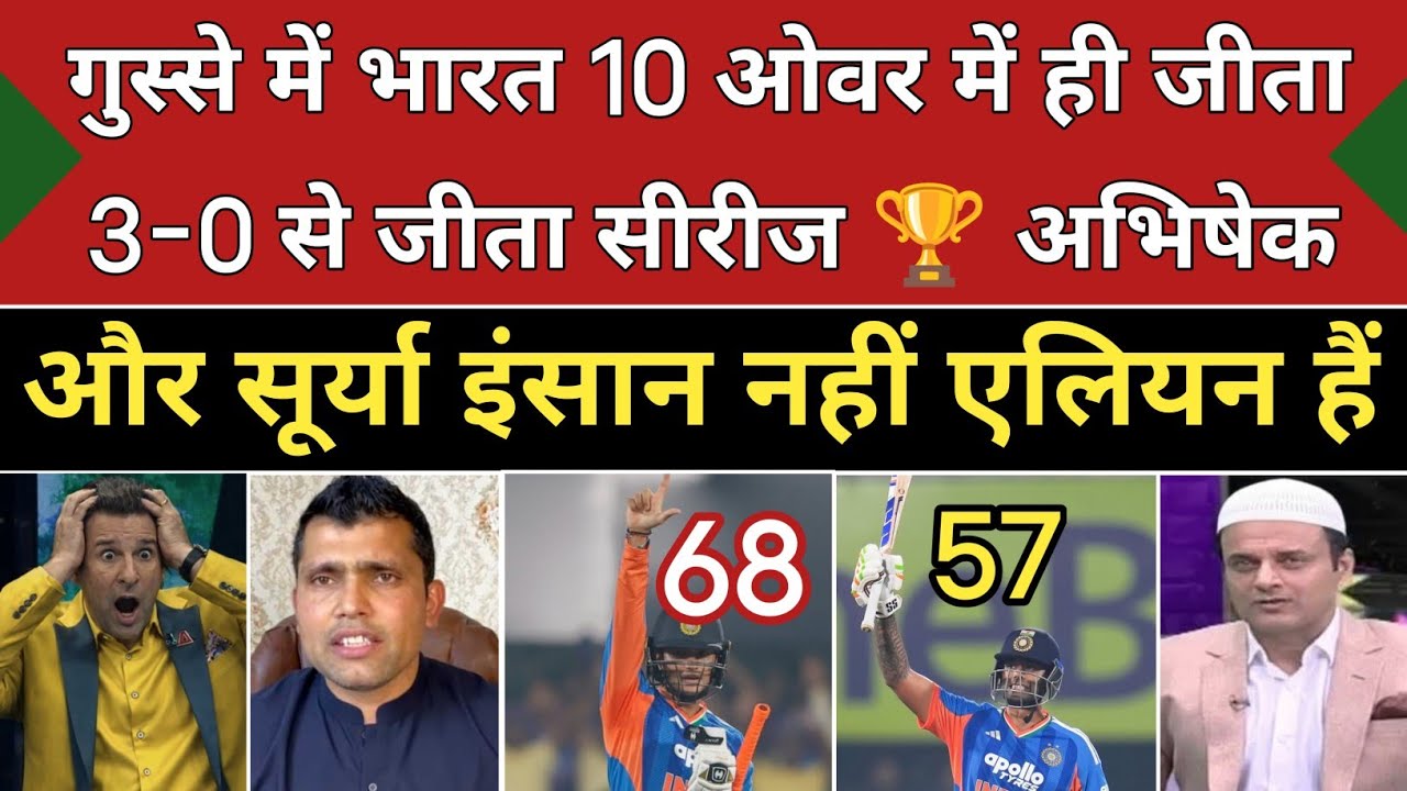 Wasim Akram Shoked 😱 On India Won By 8 Wickets| Abhishek & Surya| Ind Vs Nz 3rd T20 Highlights 