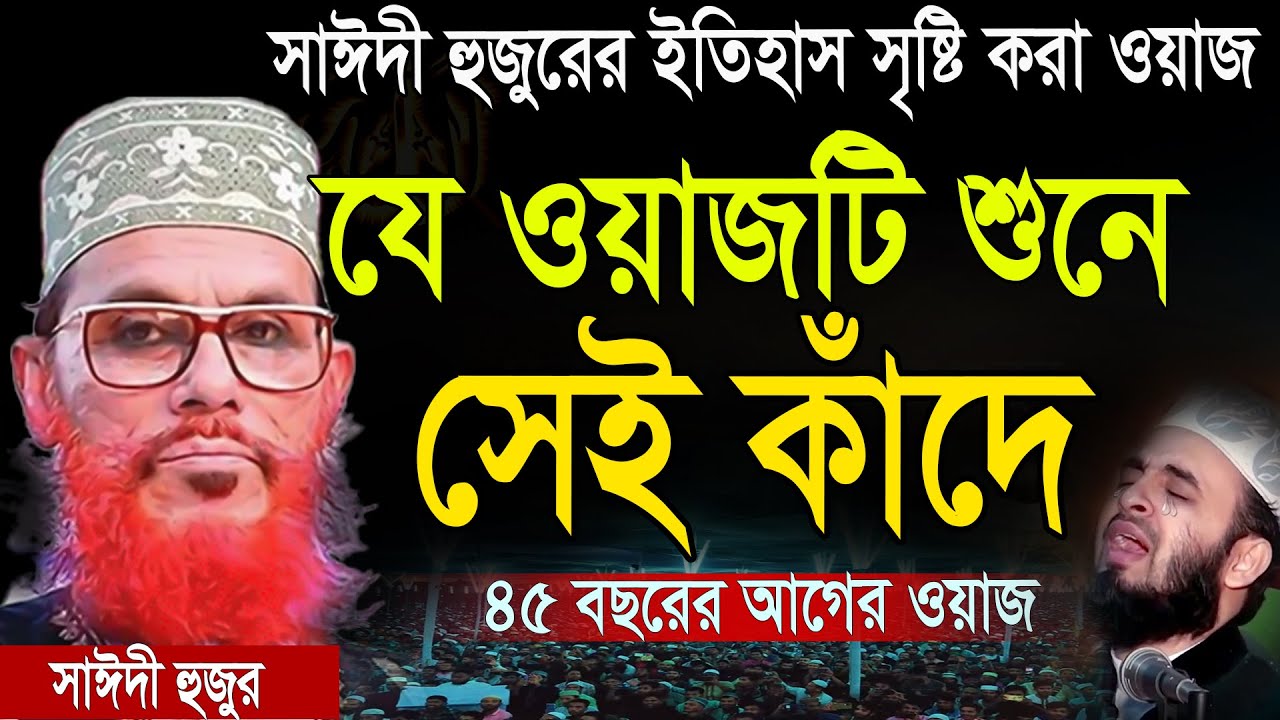 ইতিহাস সৃষ্টি করা ওয়াজ =যে শোনে সেই কান্না করে =আল্লামা দেলোয়ার হুসাইন সাঈদী
