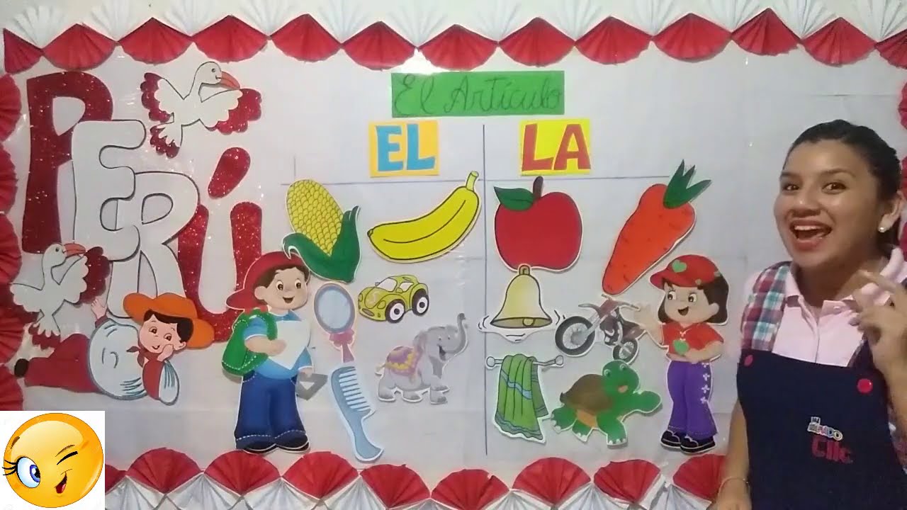 El artículo:  el, la. (comunicación) Inicial 5 años (parte 1)