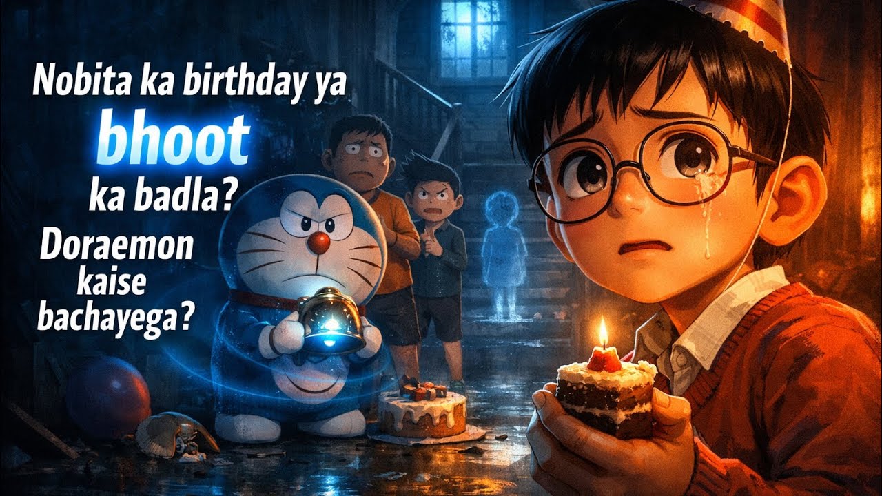Nobita ka birthday ya bhoot ka badla? Doraemon kaise bachayega? | Doraemon and Nobita moral story