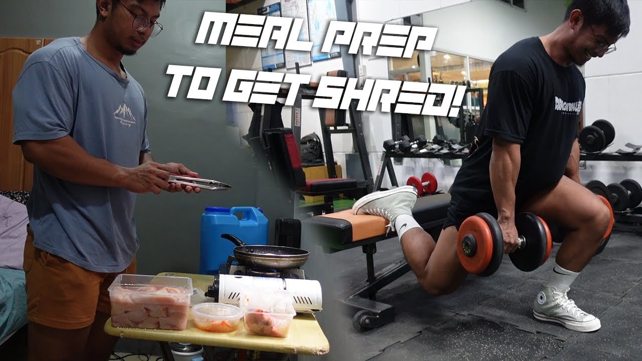 MEAL PREP TO GET SHREDDED! | GAME TIME  | CUTTING SEASON