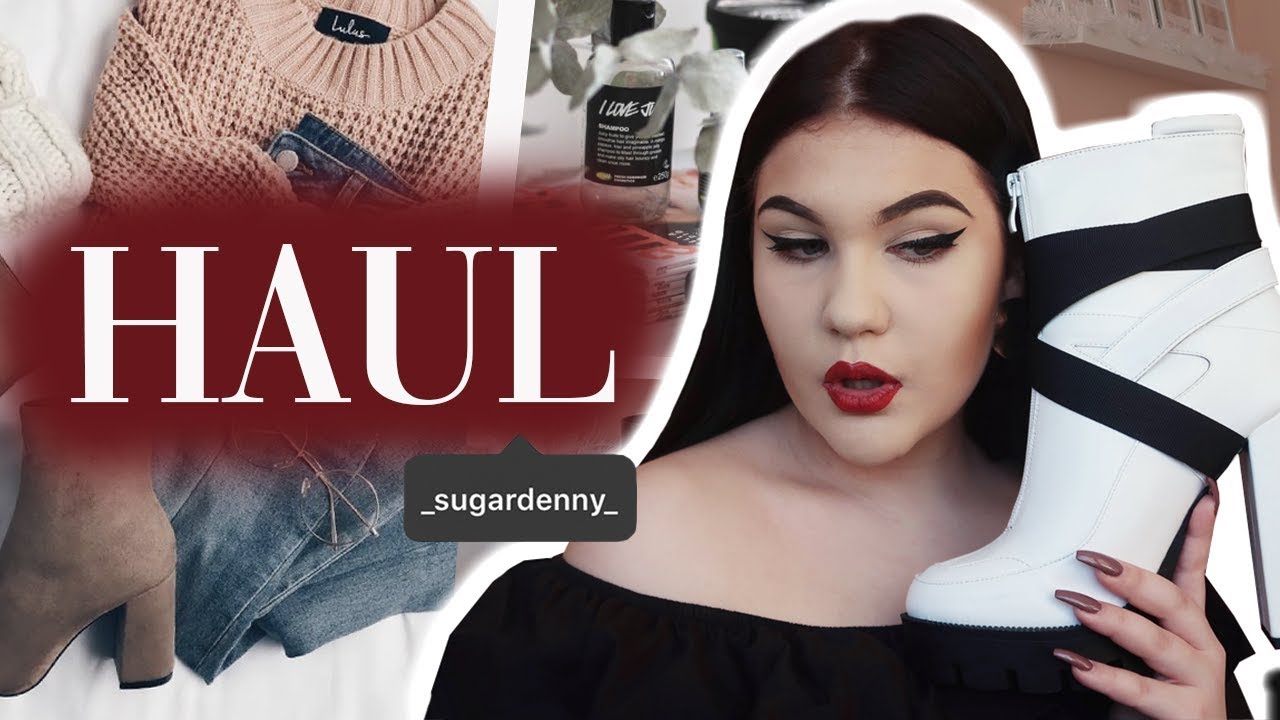 H A U L  zimního oblečení, bot & kosmetiky | SugarDenny