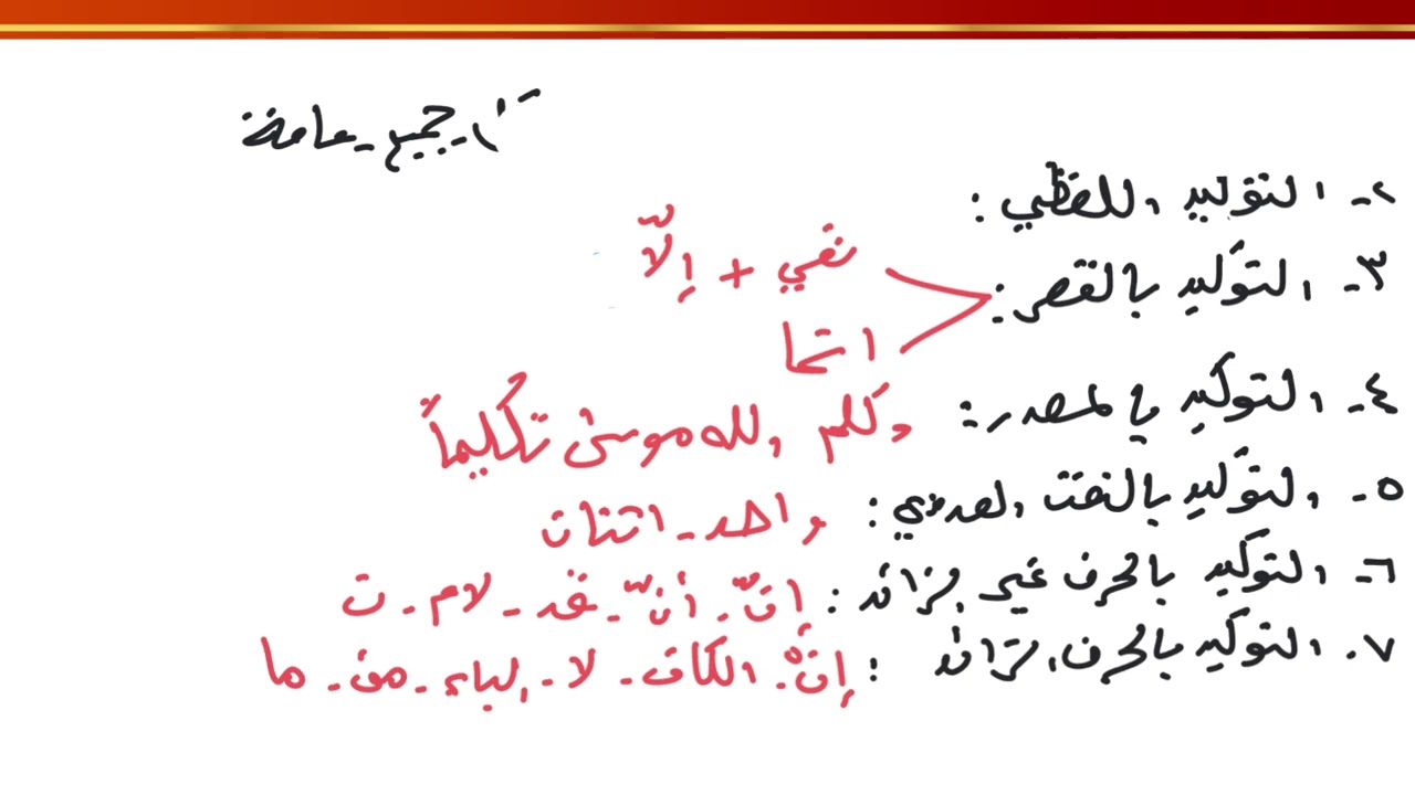 التوكيد المعنوي