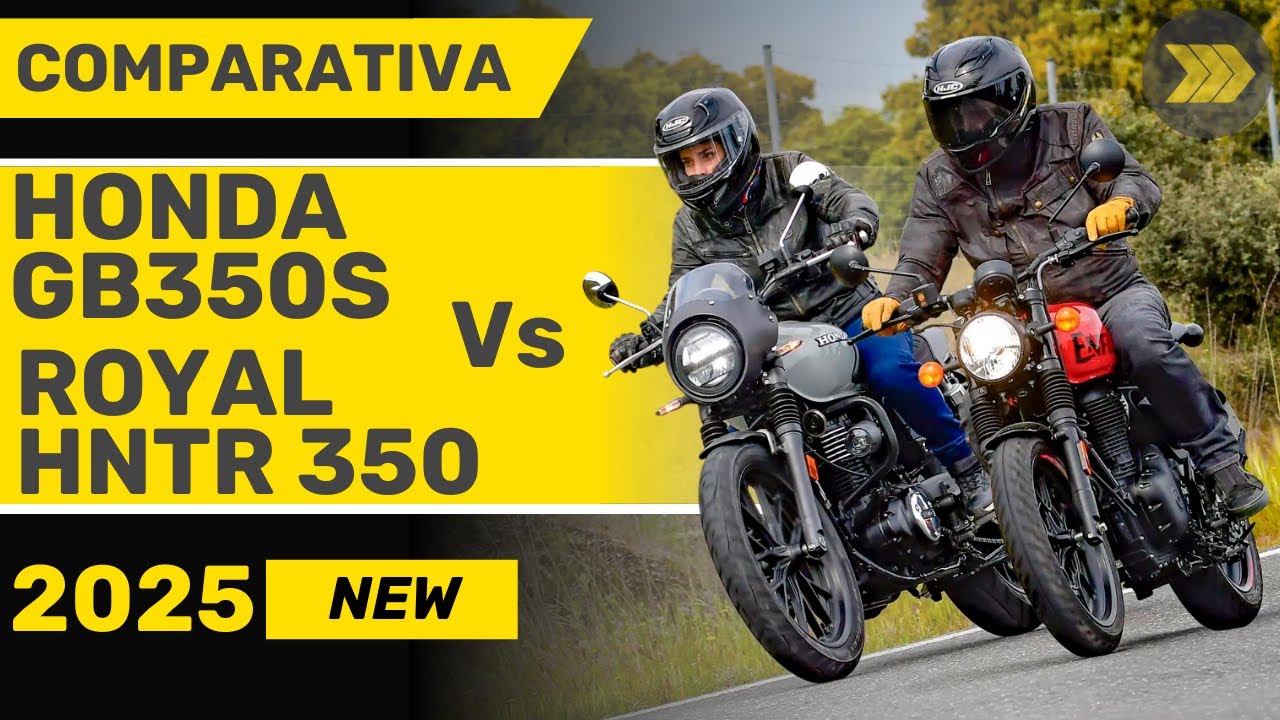 Comparativa HONDA GB350S vs ROYAL ENFIELD HUNTER 350 💥 Eficacia, eficiencia y clase 💥Opinión