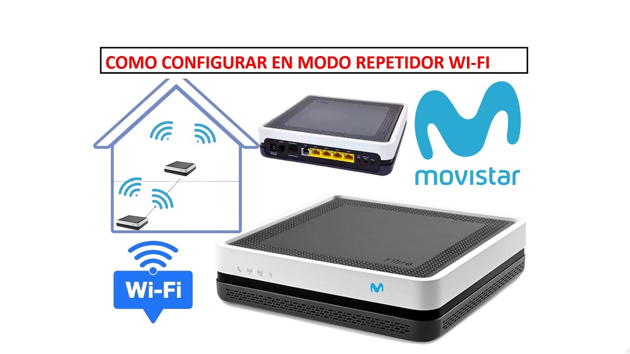 COMO CONFIGURAR ROUTER DE MOVISTAR COMO REPETIDOR WIFI