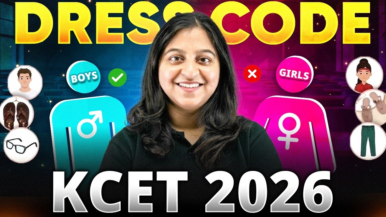 KCET 2026 Dress Code Explained 🔥 | Boys vs Girls Guidelines | Don&rsquo;t Miss! #kcet2026
