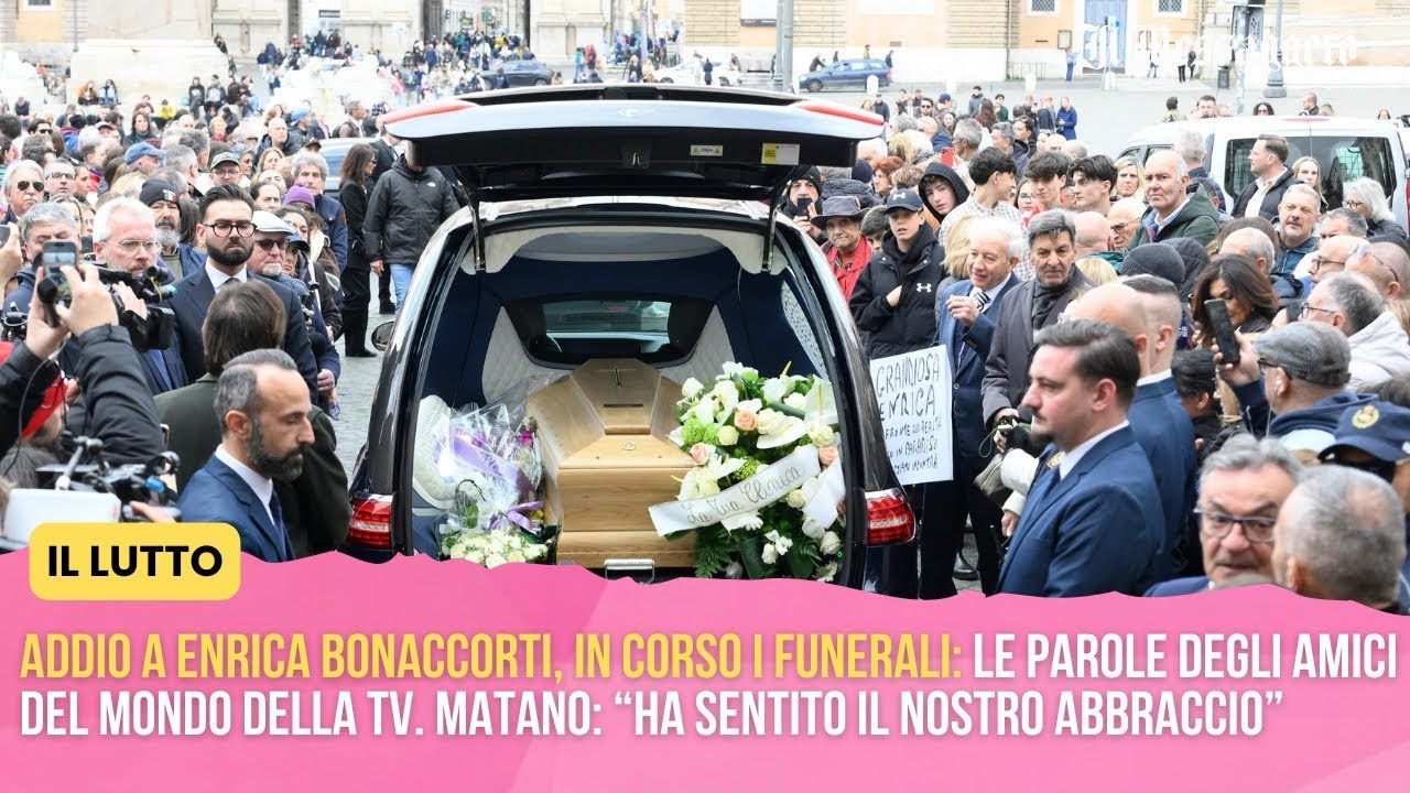 Enrica Bonaccorti, i funerali a Roma: le parole degli amici della tv