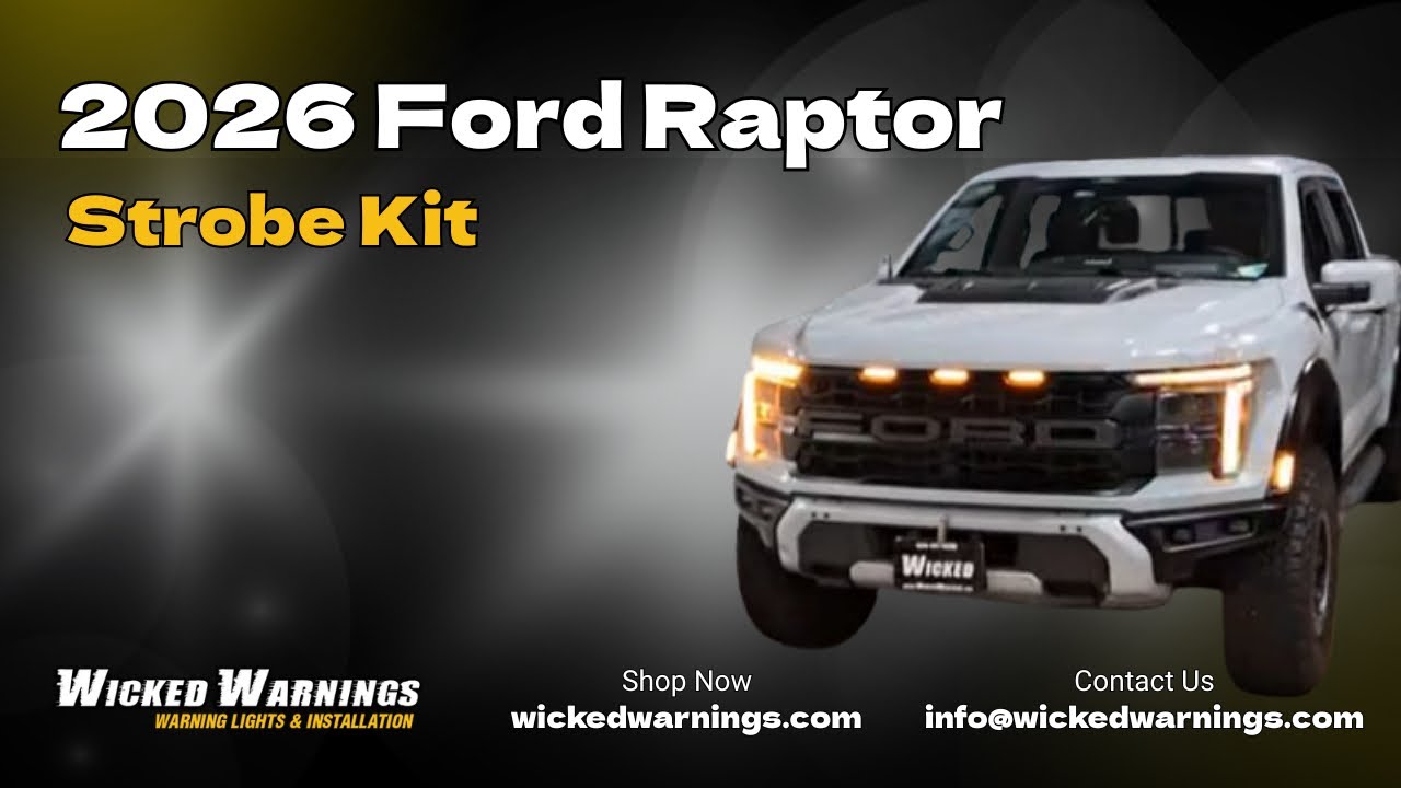 Комплект стробоскопов для Ford Raptor 2026 года
