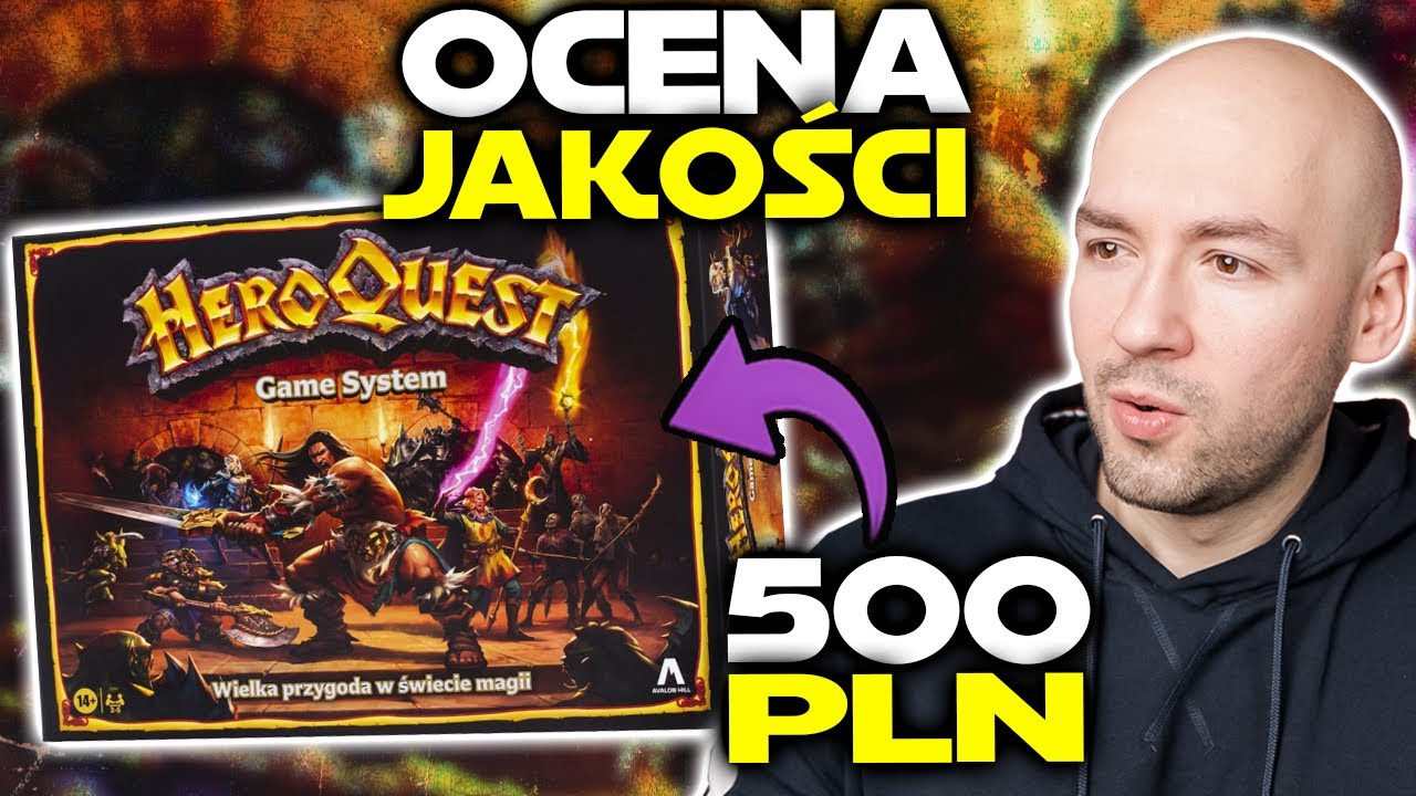 HeroQuest: Game System - edycja polska | JAKOŚĆ WYKONANIA [2023]
