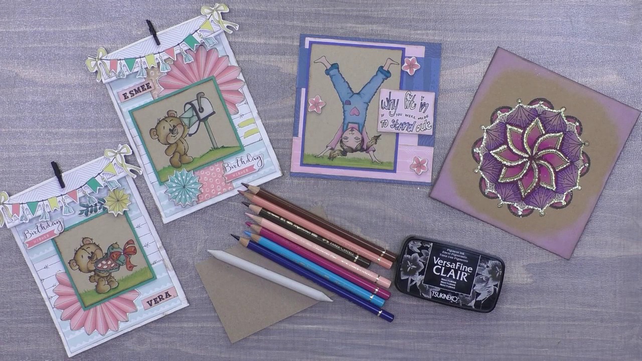 Coloring on Craftpaper with Polychromos artists pencils | Faber Castell
