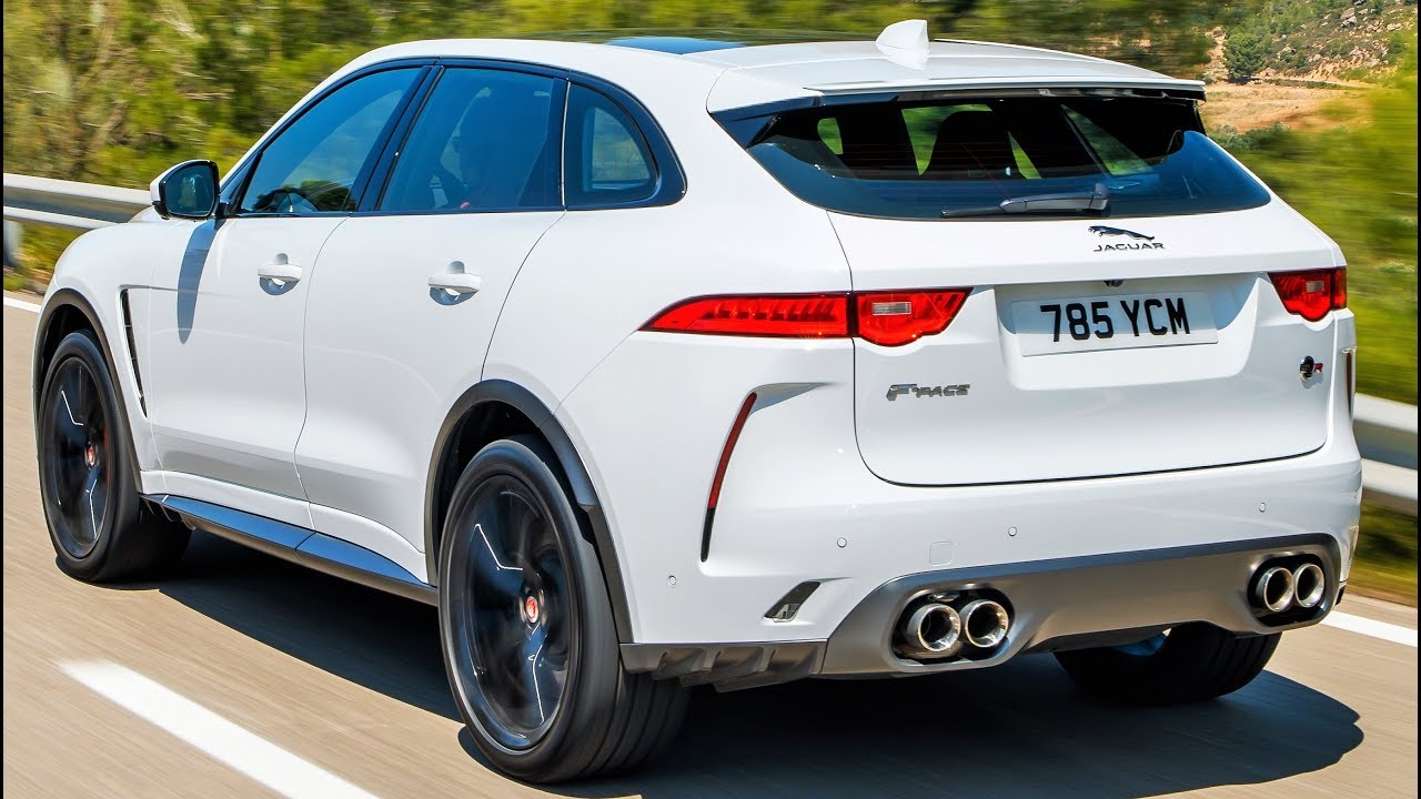 2020 White Jaguar F-Pace SVR - Practical Performance SUV