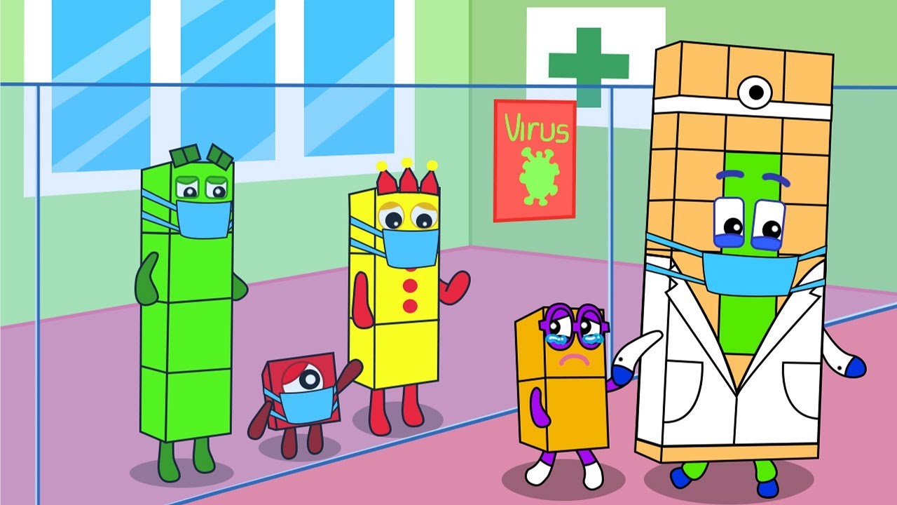 Numberblocks 2 is Not Infected By Virus ?? - Numberblocks Funny Animation