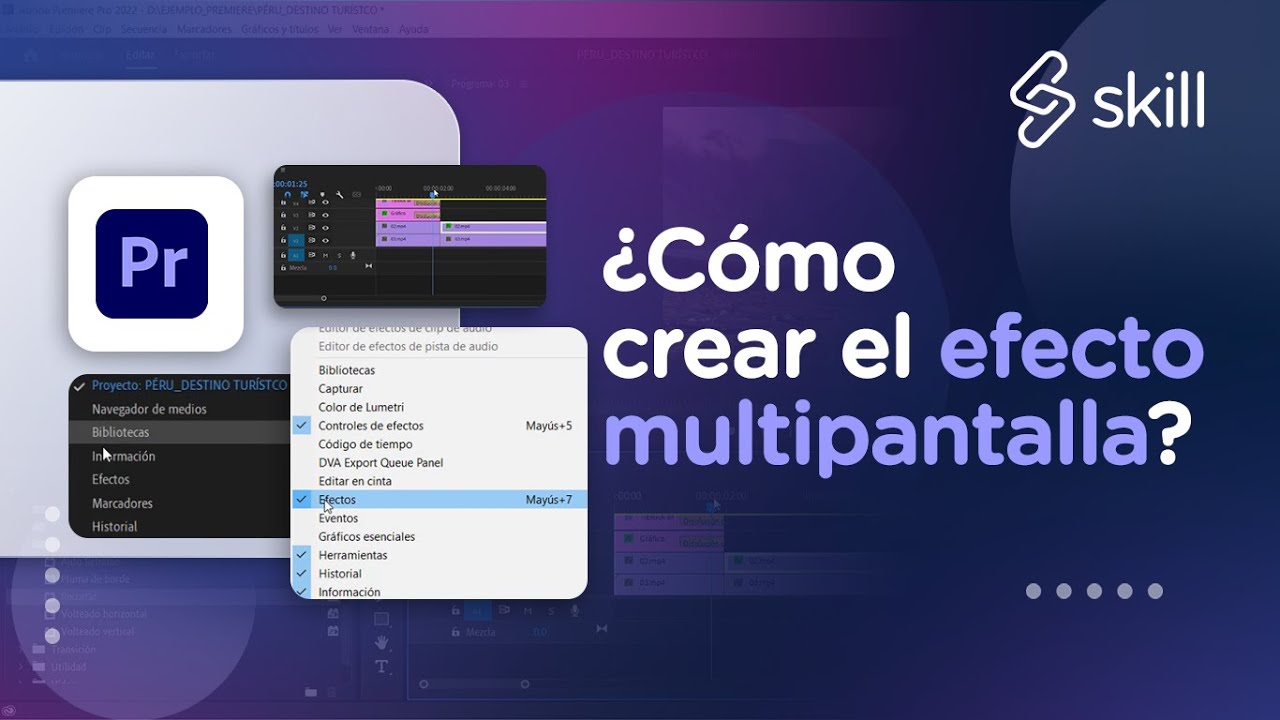 C&Oacute;MO CREAR EL EFECTO MULTIPANTALLA EN PREMIERE PRO