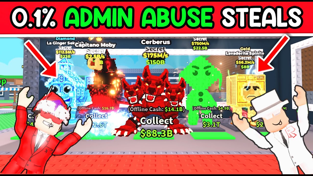 I STOLE THE CRAZIEST NEW CURSED BRAINROTS DURING ADMIN ABUSE *INSANE* In Steal a Brainrot