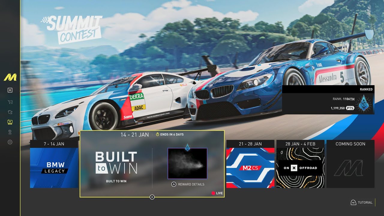 The Crew Motorfest: Built to win Summit  Showcase