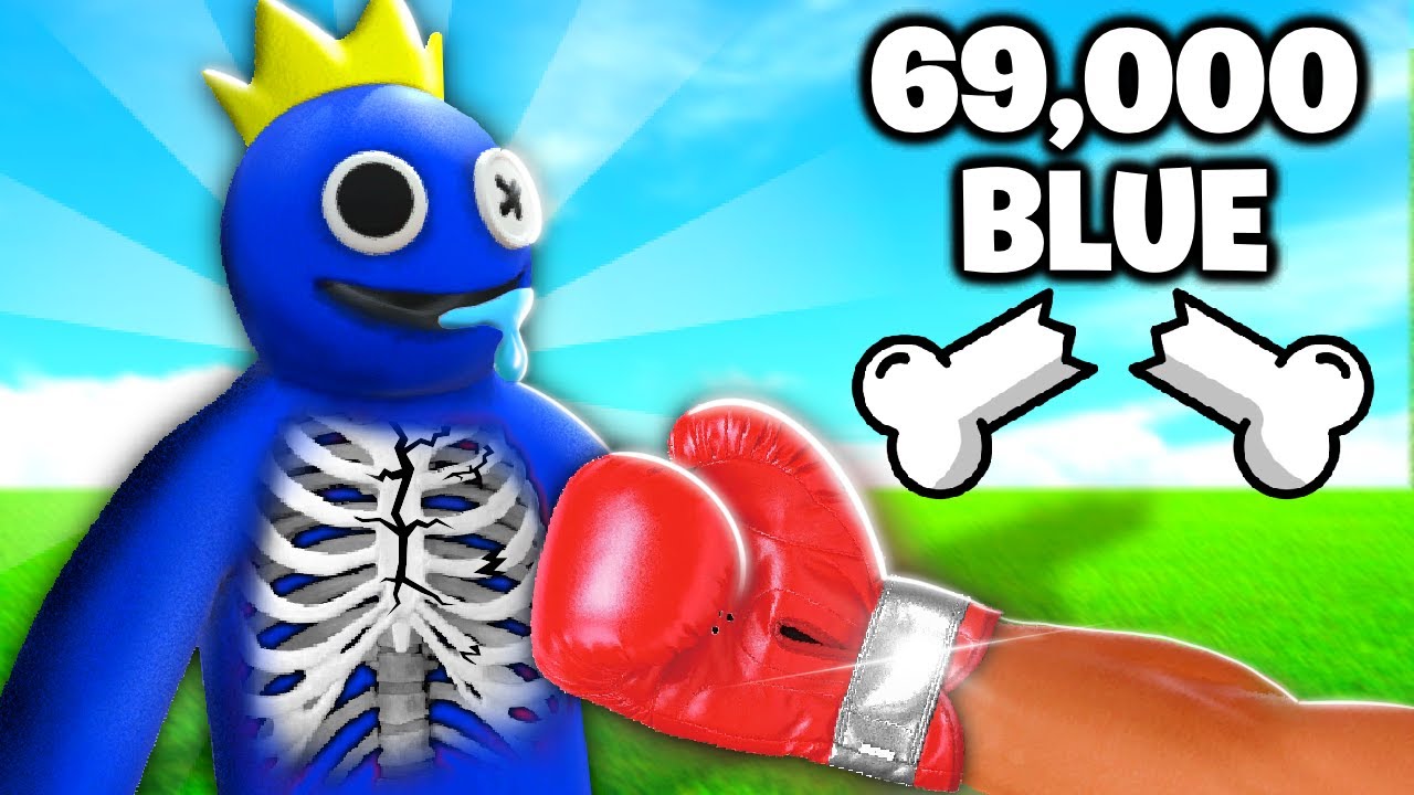 Zlomil jsem BLUE z RAINBOW FRIENDS 69,000 kostí! (GTA 5)