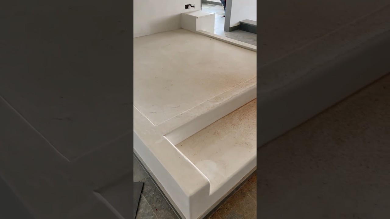 How to make cement concrete bed design 
