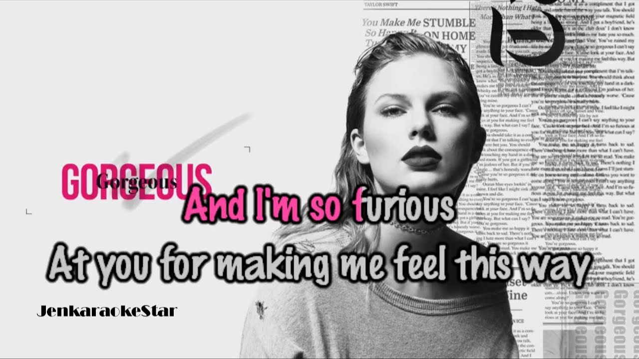 Taylor Swift - Gorgeous [Karaoke/Instrumental]