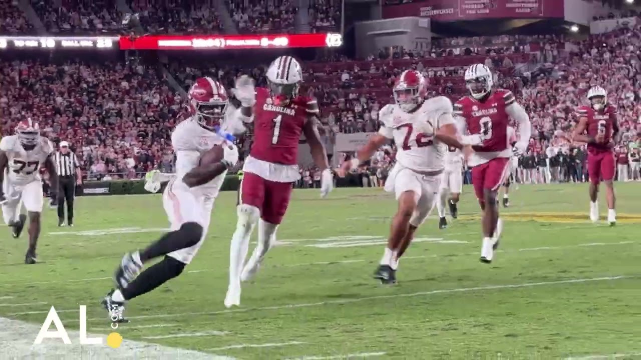 Germie Bernard&rsquo;s game-winning TD seals Alabama&rsquo;s win over South Carolina