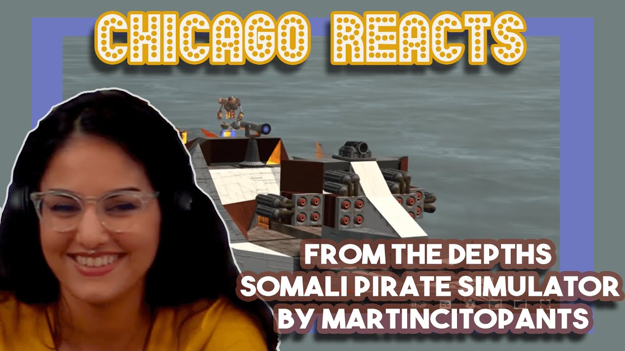 Voice Actor Reacts to From The Depths - Somali Pirate Simulator by Martincitopants