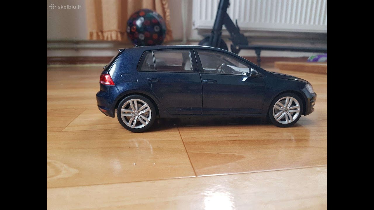 Unboxing Diecast VW Golf VII 1:18 Scale. Review.Автомодели. Обзор