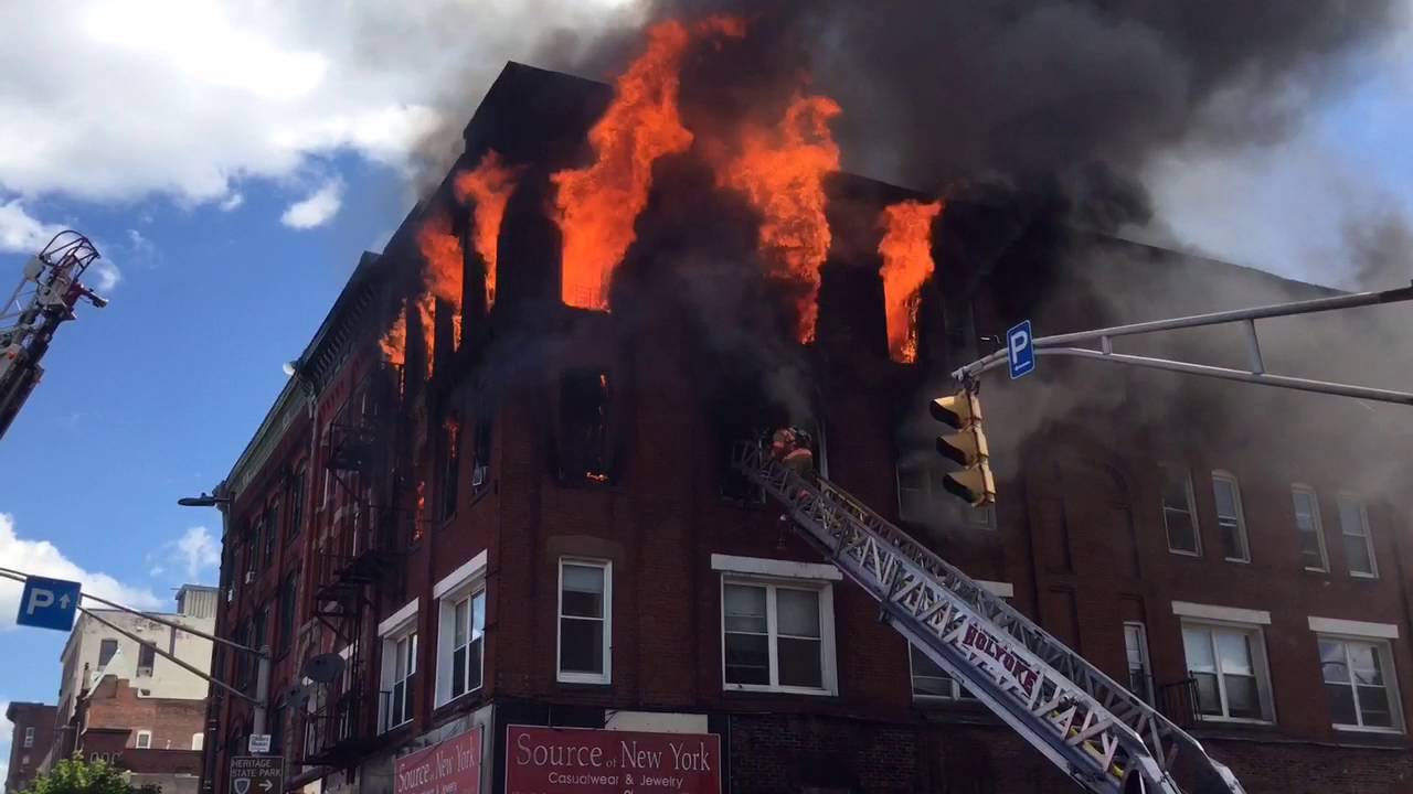 Fire at High & Appleton St. in Holyoke