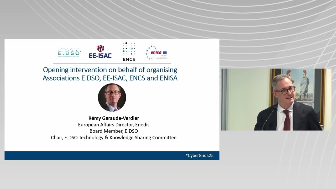 8th E.DSO EE-ISAC ENCS ENISA Cybersercurity Forum Part I