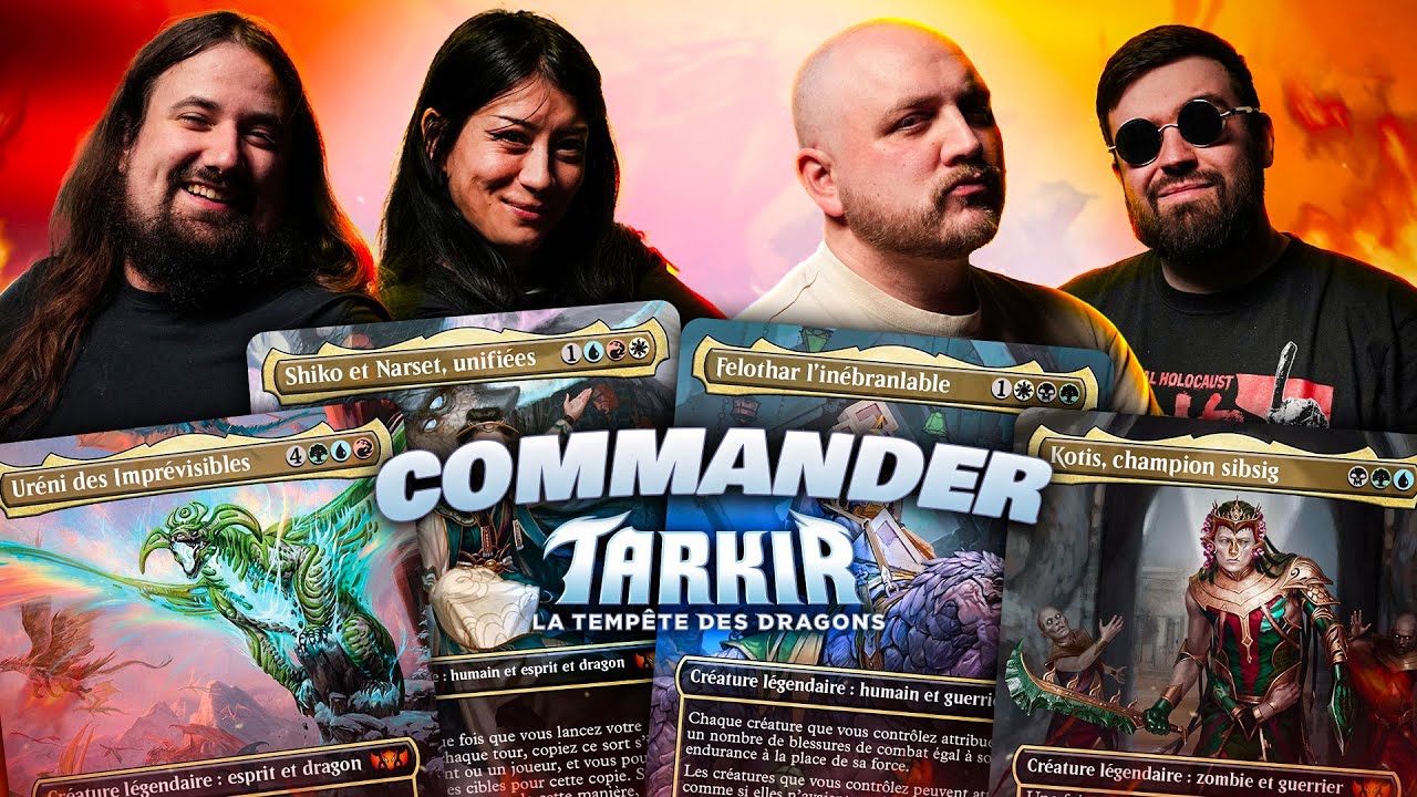 Cette game de commander contient ÉNORMEMENT de dragons