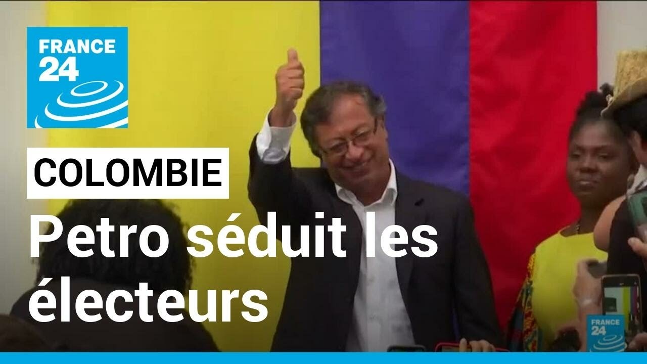 Colombie : Gustavo Petro s&eacute;duit les &eacute;lecteurs avec un programme antisyst&egrave;me &bull; FRANCE 24