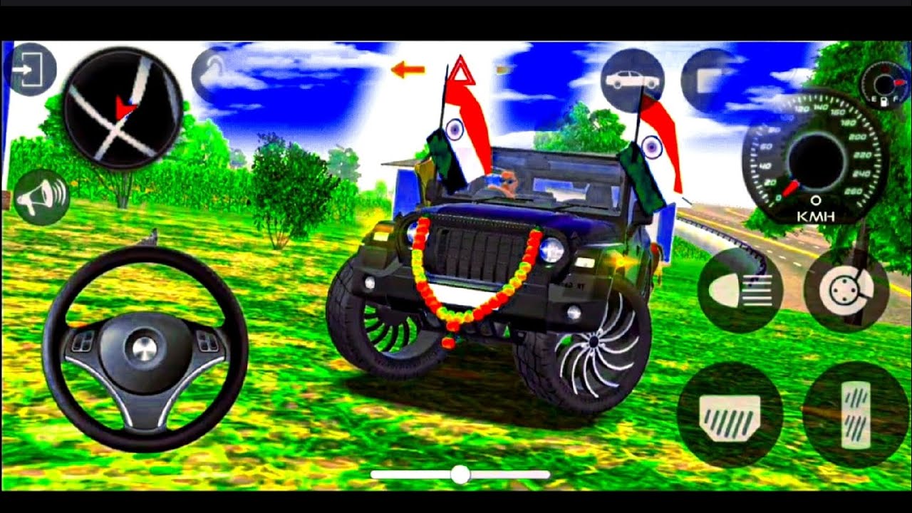 Modified Mahindra Thar😈Games:Indian Black Thar (Gadi Wala Games) Car Game Android Game - #2026