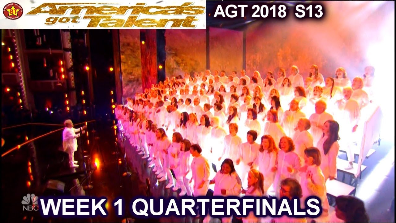 Angel City Chorale sings “This Is Me” AMAZING Quarterfinals 1 America's Got Talent 2018 AGT