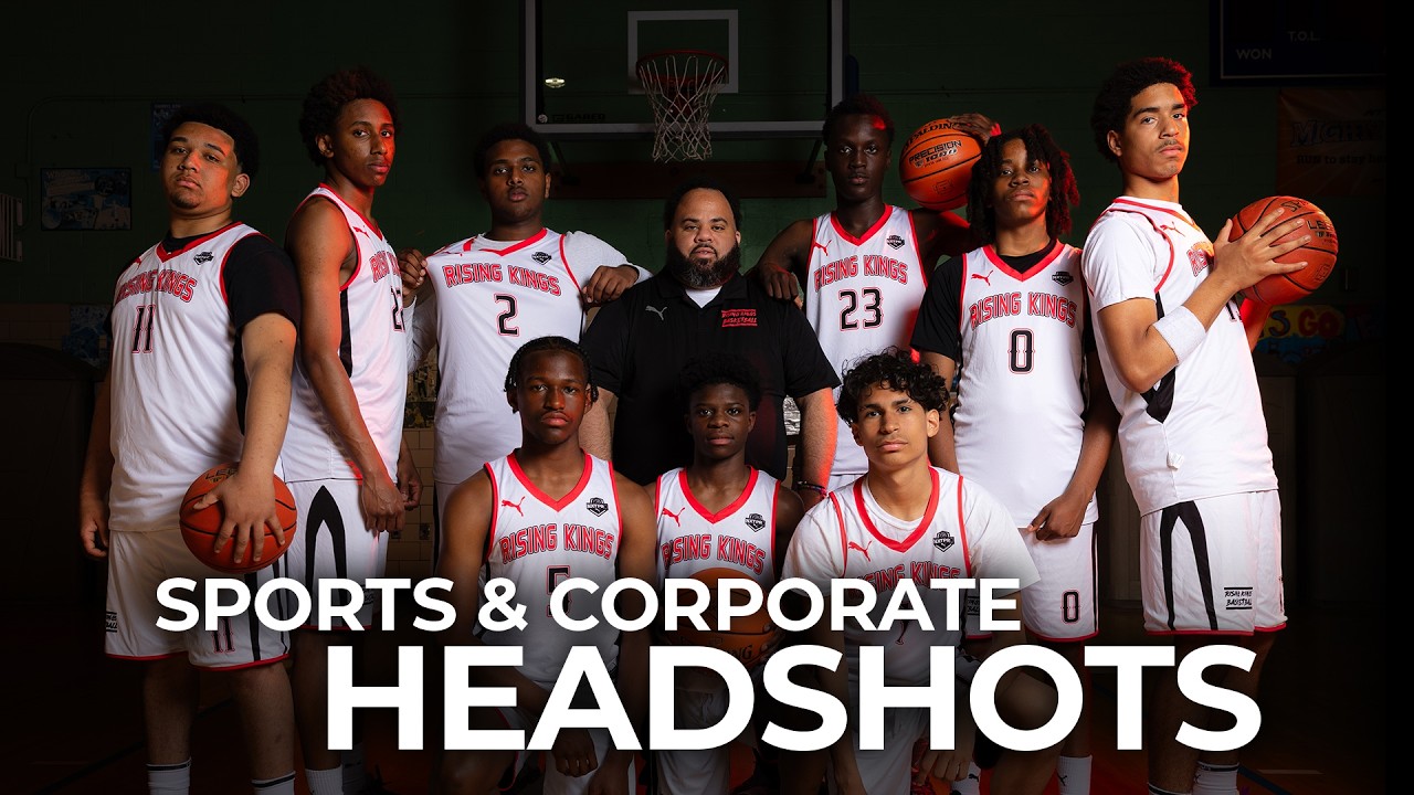 How to Photograph a High Volume of Portraits (Sports & Corporate Headshots)