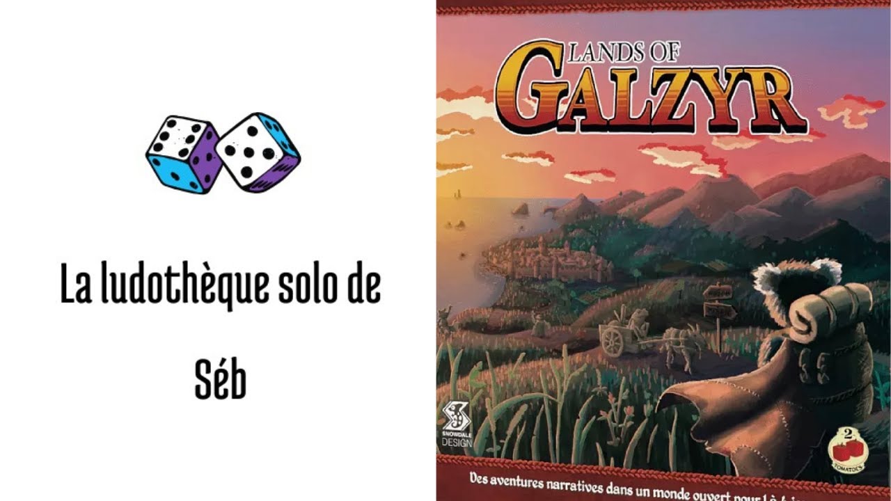 Règles et partie solo du jeu Lands of Galzyr