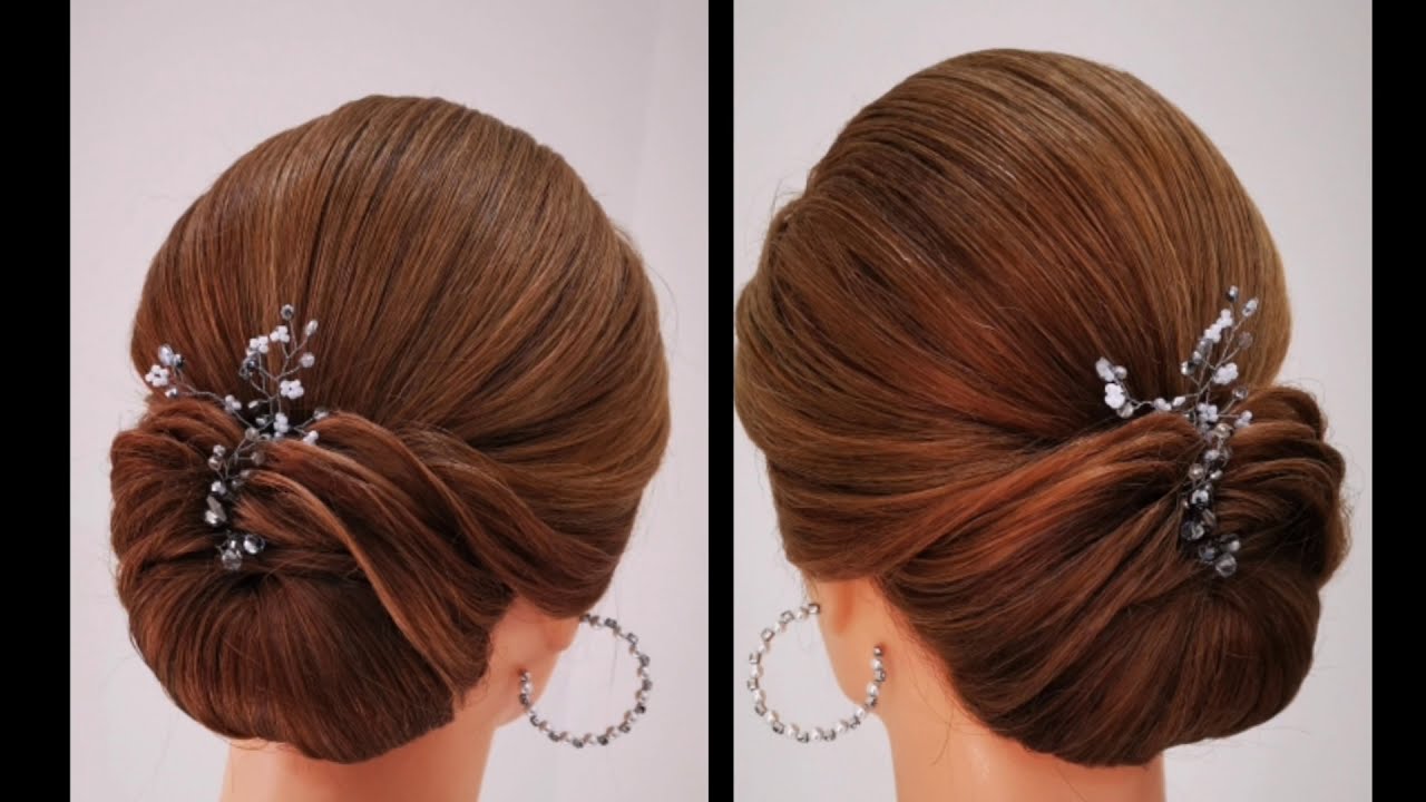 تسريحه للشعر الخفيف والقصير بطريقة سهلة ومميزه/The most elegant hairstyle for short and light hair