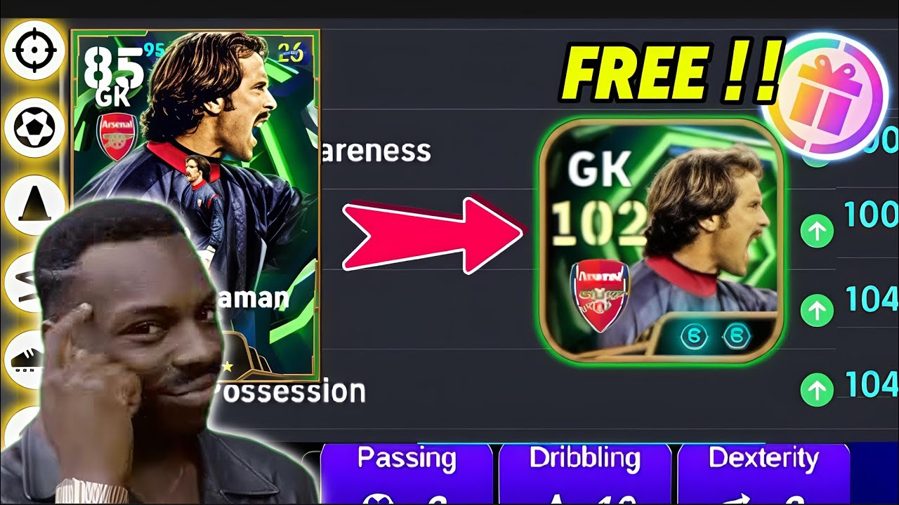 BEST TRAINING GUIDE 102 🔥 DAVID SEAMAN IN EFOOTBALL 26| UPGRADE 