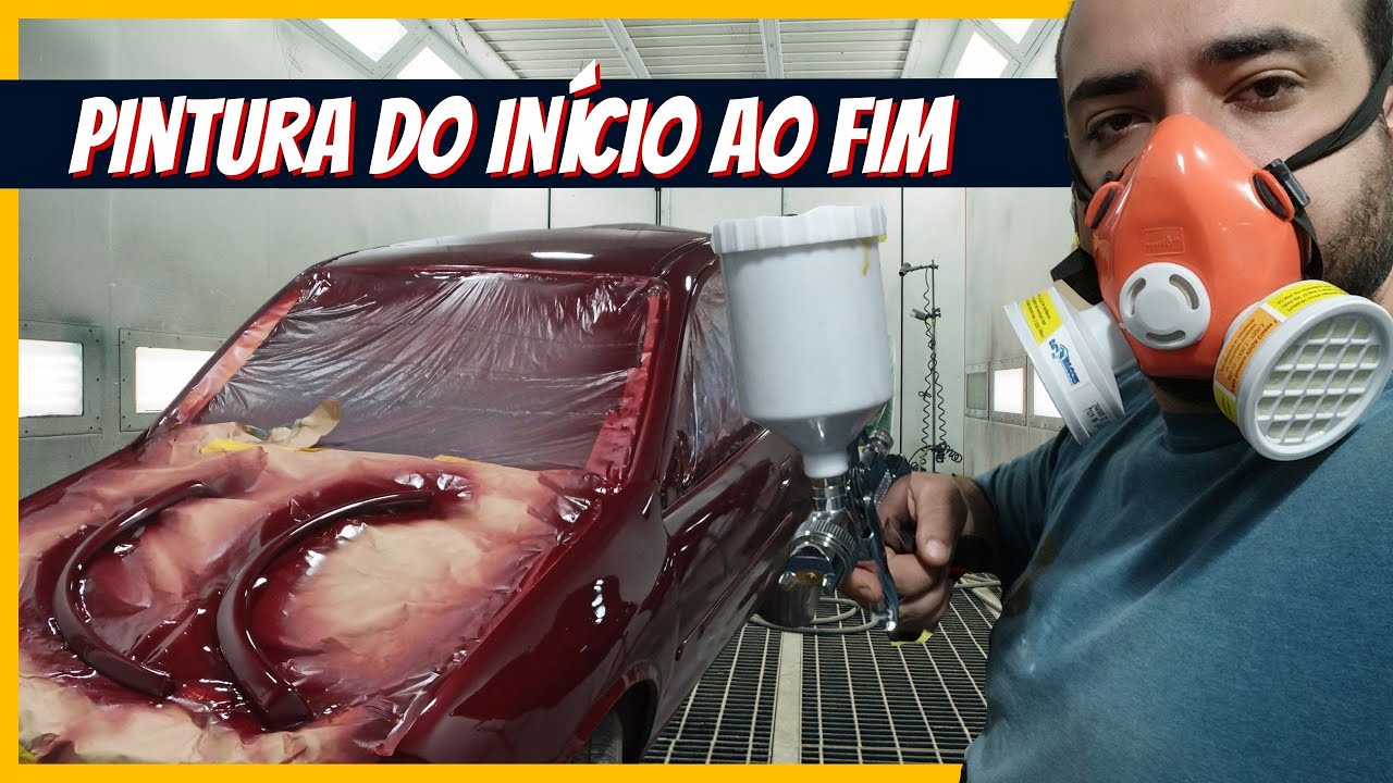 PINTURA AUTOMOTIVA NO CORSA - DO INÍCIO AO FIM