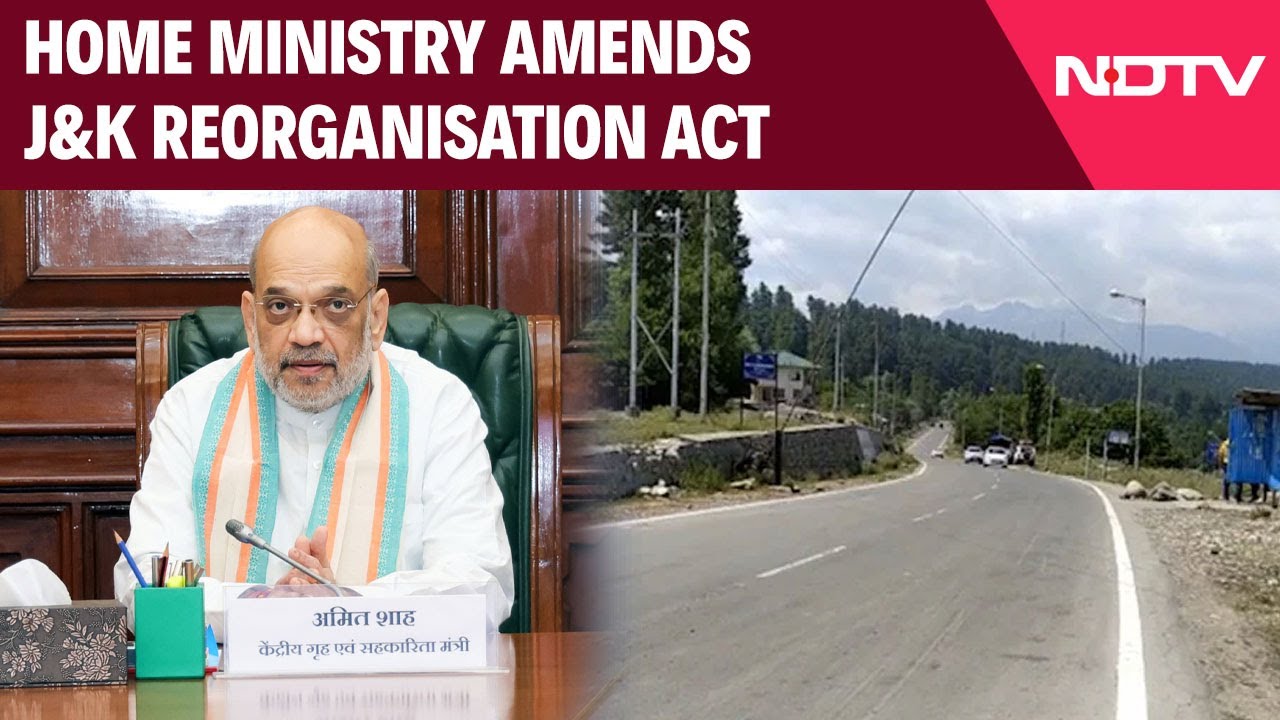 Jammu Kashmir News | Home Ministry Amends J&K Reorganisation Act, Boosts Powers Of Lt Governor