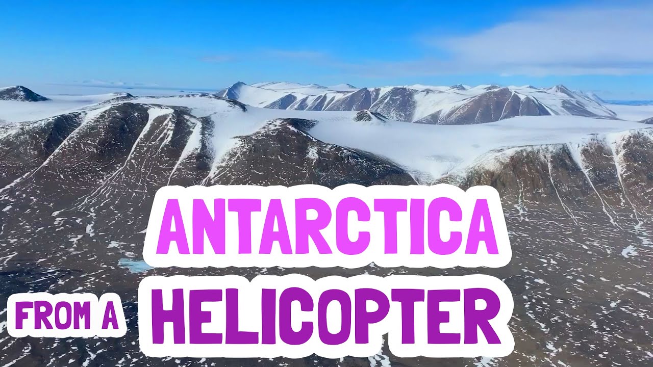 Antarctica from a helicopter