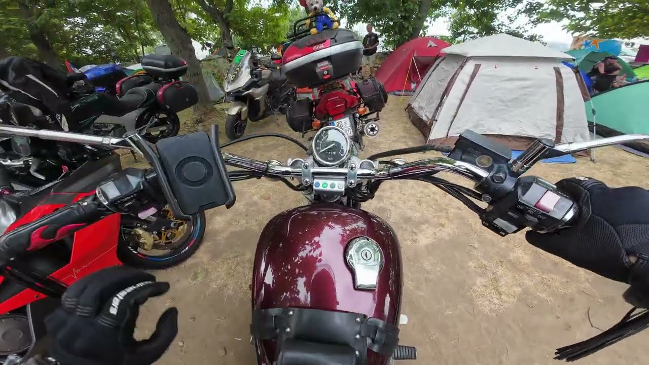 Od Smedereva do Bele Crkve na Motorijadu i nazad  [ Yamaha Virago 535 i Migliori cammello 50cc]