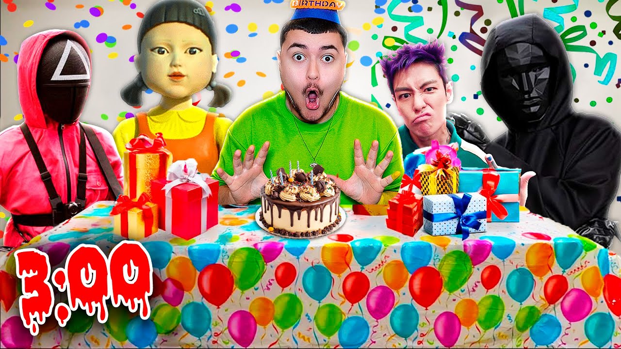 J'AI ORGANIS&Eacute; UN ANNIVERSAIRE SQUID GAME 2 SUR ROBLOX BROOKHAVEN RP ! Poup&eacute;e Squid Game , Thanos !