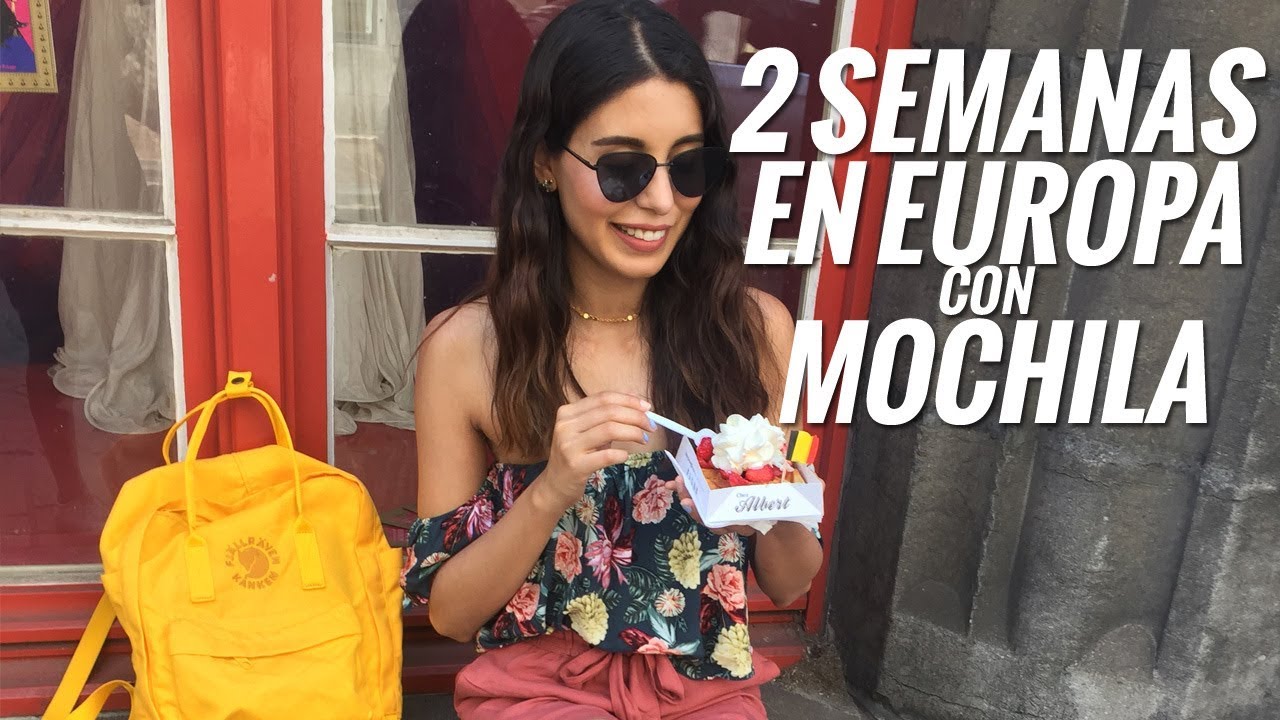 Mi mochila para dos semanas en Europa