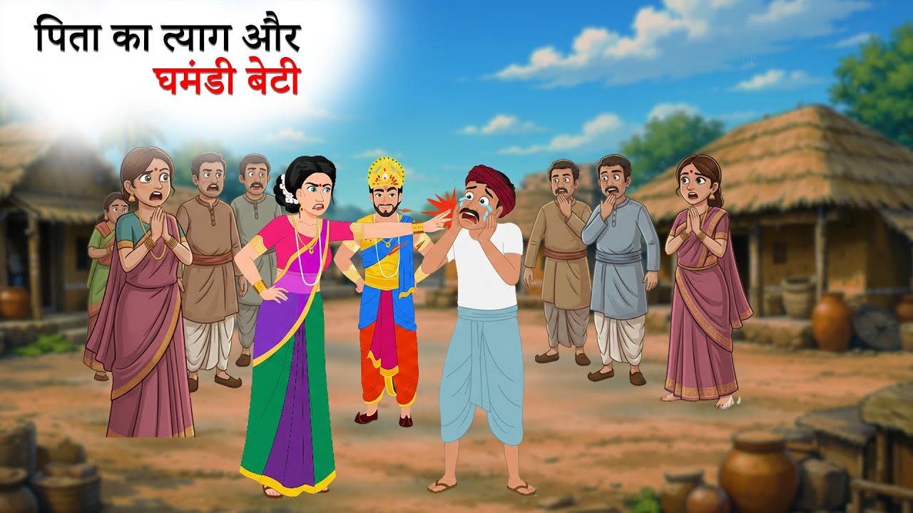 पिता का त्याग और घमंडी बेटी  | Moral Stories | Hindi Story | Hindi Kahani | cartoon story
